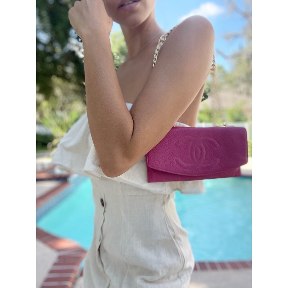 CHANEL Pink Crossbody Bag